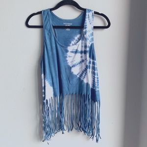 Tie-Dye Fringe Shirt